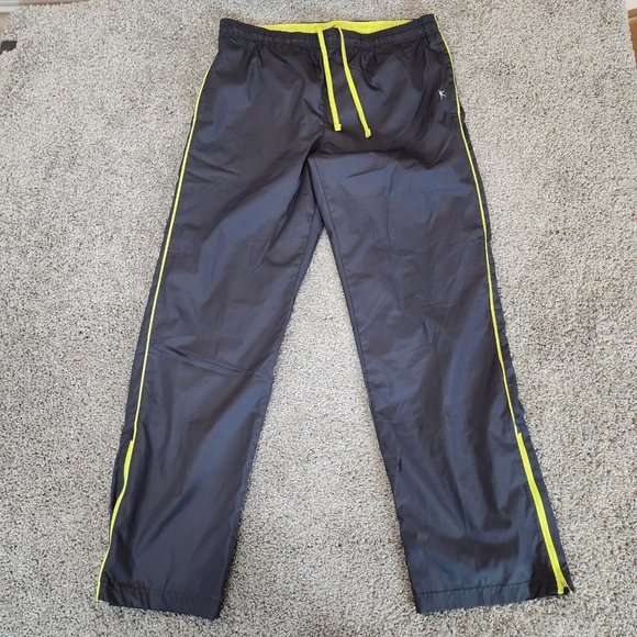 Danskin Now Pants Womens L/G 12/14 Black Elastic Waist Athletic Drawstring 35X31 - Picture 3 of 13